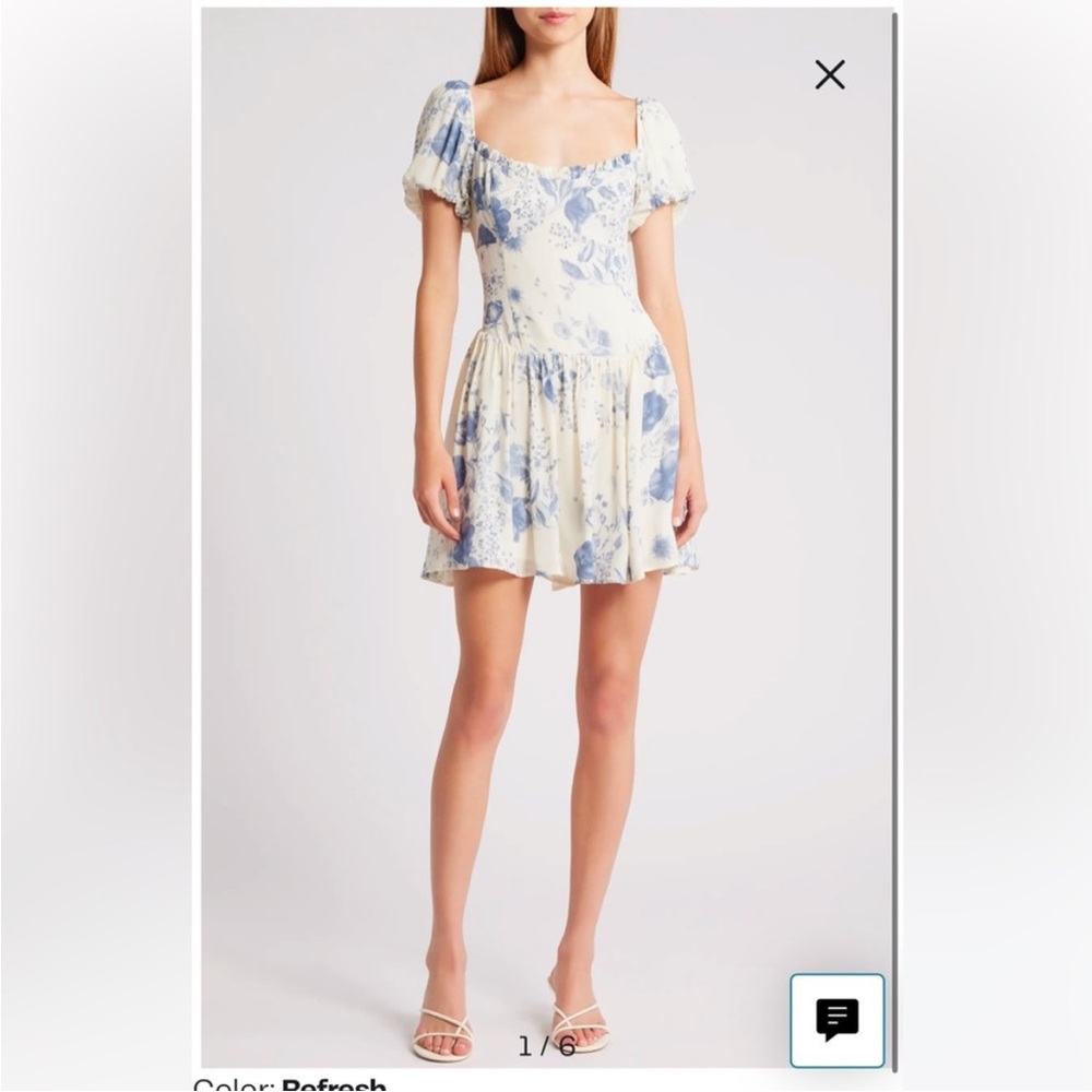 Reformation DAVONNE REFRESH MINI DRESS Size 8